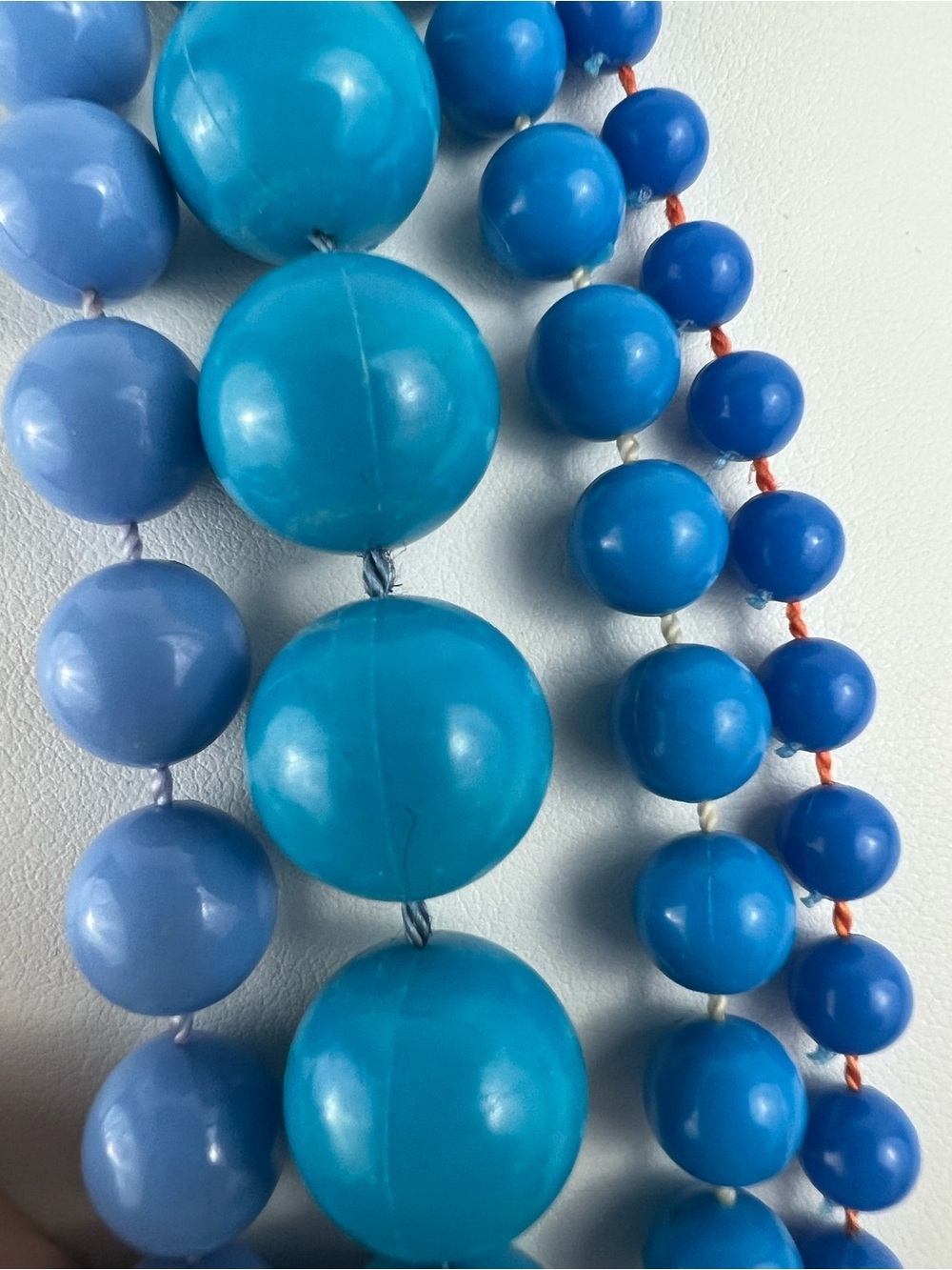 Vintage Plastic Beaded Necklace Bundle - Picture 10 of 11